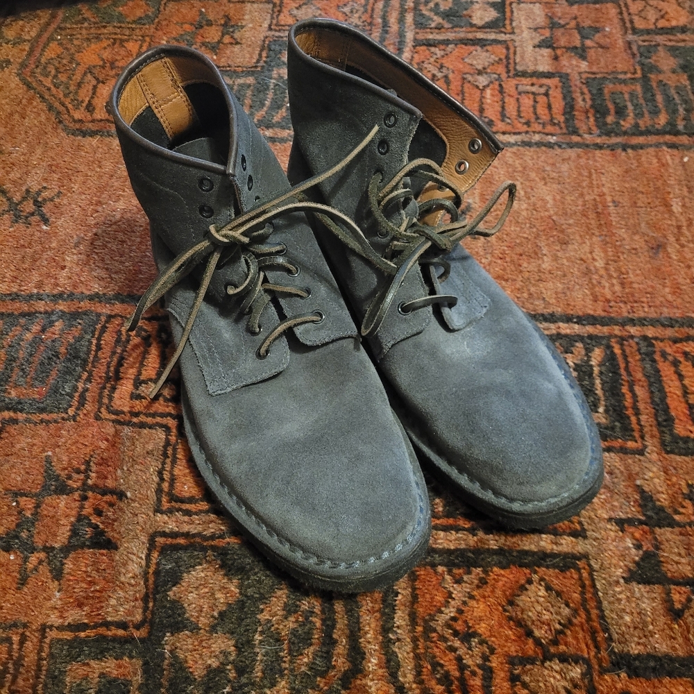 FRYE SUEDE LACE UP BOOTS SIZE 10.5